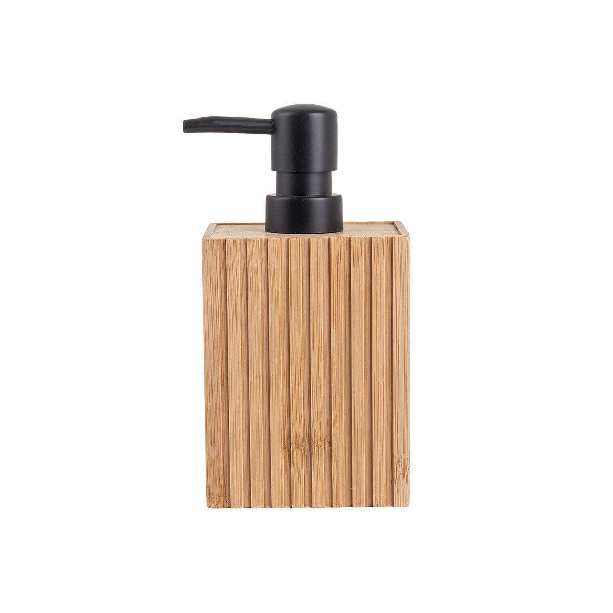 Αντλία σαπουνιού τετράγωνη Bamboo Essentials 8.2x7.5x17.5cm