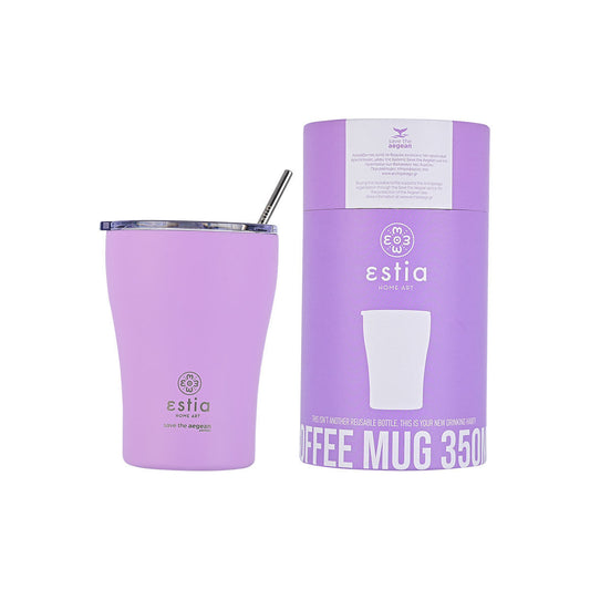 Θερμός Coffee Mug Lavender Purple Save The Aegean 350ml