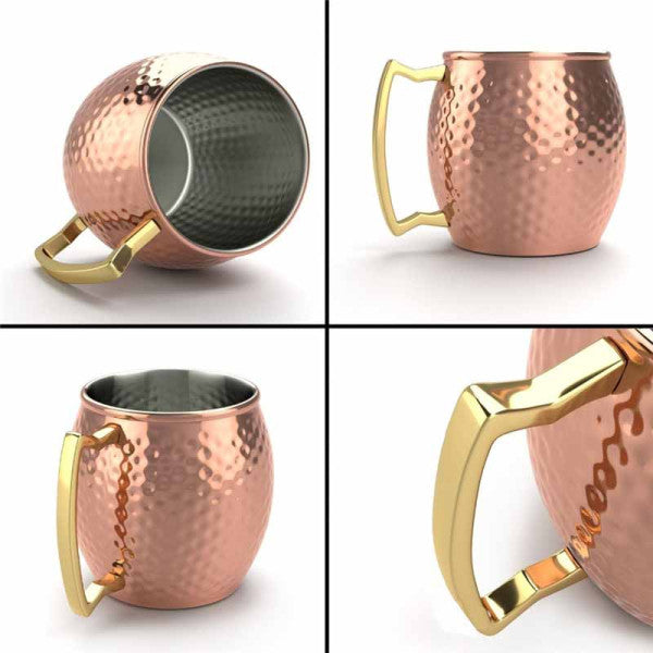 Κούπα Mule inox σφυρήλατη copper 600ml